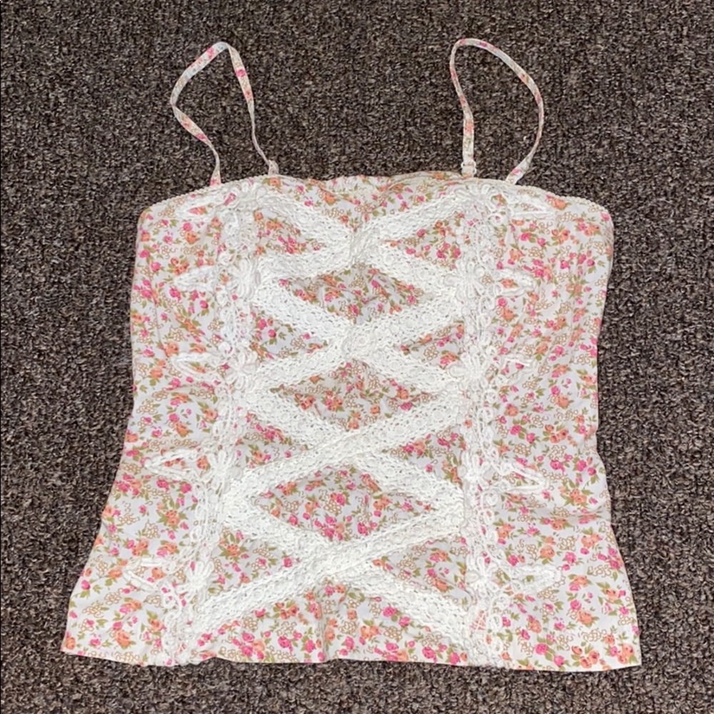 Floral tank top